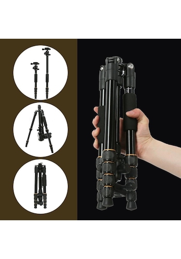 Zomei Q666 Profesyonel Tripod-Yüksek Işçilik Kalitesi