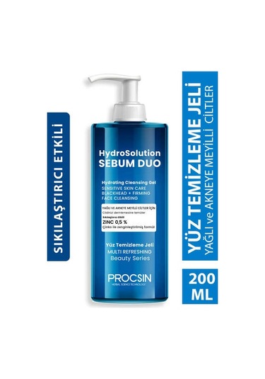 Procsin Hydrosolution Yüz Temizleme Jeli 200 ML