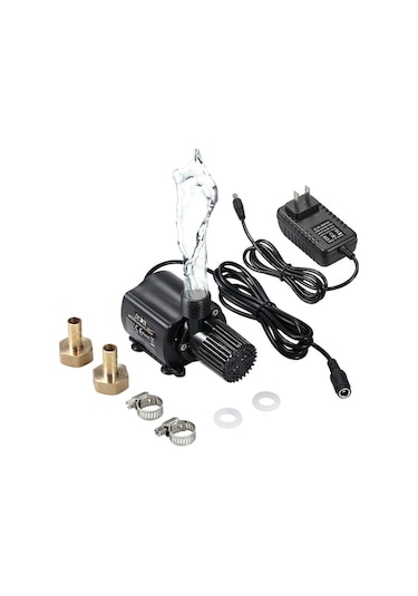 Decdeal Qr90b Su Pompa Avrupa Şarjlı - Filtre Örtüsü, Dc Bağlantı, 1/4" Adaptörlü - Akvaryum, Hidroponik Su Döngüsü Sistemi