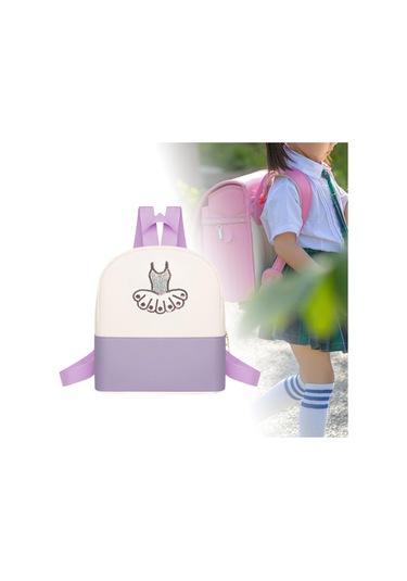 Suntek Bale Dans Sırt Çantası Kızlar Latin Dansı Jimnastik Mor