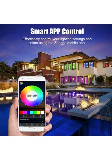 Besthome1 Bluetooth Akıllı Ampul, Zengge Uygulamasıyla Kontrol, 2700k-6500k Cct, 16m Rgb, Dinamik Modlar, Müzik Senkronizasyonu