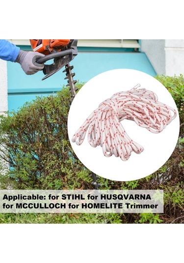 Springsun 10m Nilon Başlatma Teli Makaslı Çim Biçme Makinası Yedek Parçası