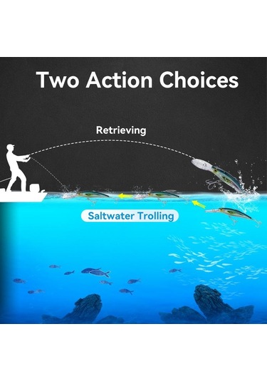 Krallık Kingpro Om145/160 Trolling Lures İçin Minnow Wobblers 74g Deniz Balıkçılığı Cazibesi İçin Büyük Yapay Yüzen Balıkçılık Jerkbait