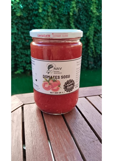 Nav Domates Sosu Ev Yapımı Cam Kavanoz 3 x 600 G