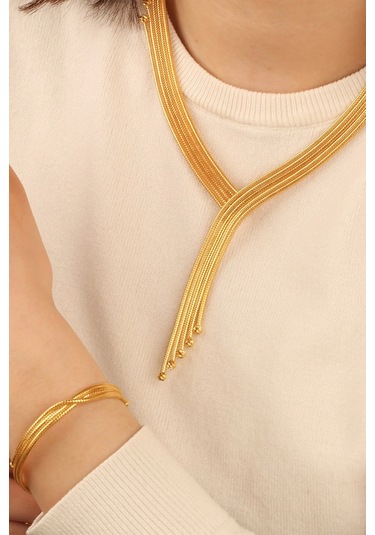 Çgkmücevherat Kalze Dorikalı Altın Kolye Klzkly2 Gold