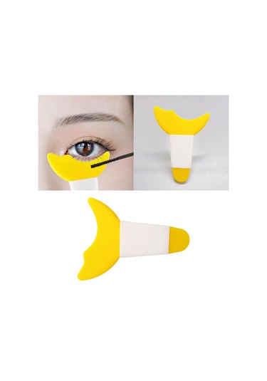 Suntek Çok İşlevli Eyeliner Şablonlar Silikon 6.9cmx5cm-sarı