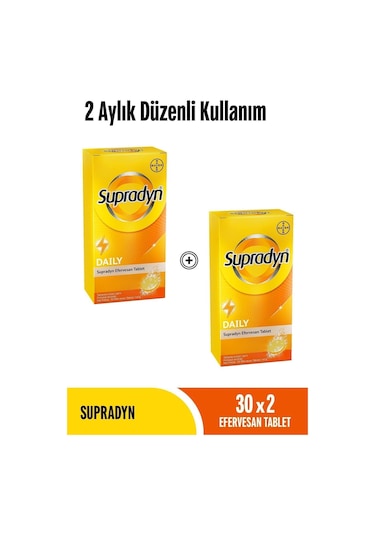 Supradyn Daily 2 x 30 Efervesan Tablet