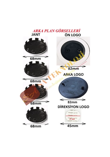 Bmw 50.yıl özel logo seti F10 2 pin (NewFullblack 51147057794)