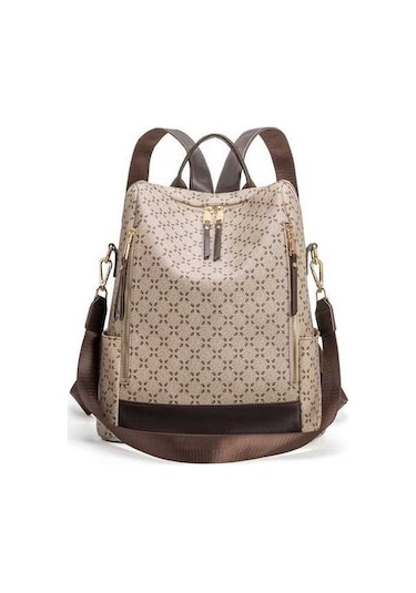 Tongxida 1 Arada Kadın Omuz Ve Sırt Çantası Bej - Kahverengi G71 Model Bej - Kahverengi