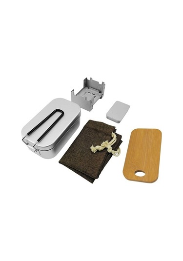 Pazly Yürüyüş Yemeği Tarzı Soba Seti Pişirme Öğle Kutusu Katlanır Kamp İçin Alkol A Sv Çok Renkli Çok Renkli