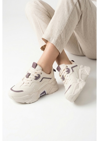 Dark Seer Ds.pmd239k2110 Sneaker 2025 Kadın Bej-mor