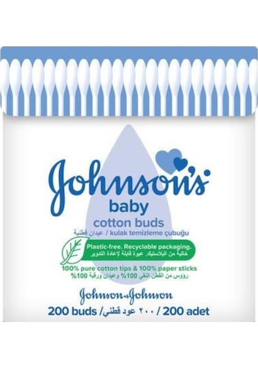 Johnson's Kulak Temizleme Pamuğu 200'lü