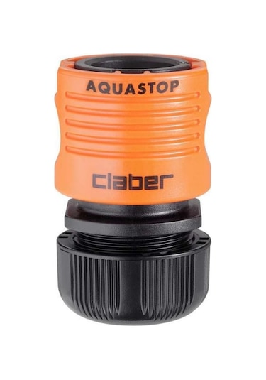 Hortum Musluk Bağlantı Adaptörü Aqua Stoplu 1/2'' Claber 8603