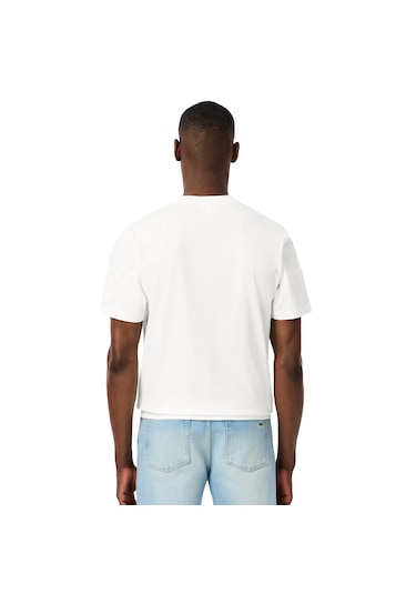 Lacoste Golf Colour Block Erkek T-shirt Beyaz
