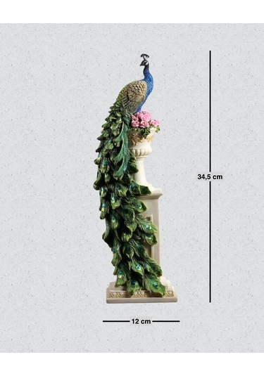 Roma Sütun Vazosu Üzerinde Tavus Kuşu Biblosu 1