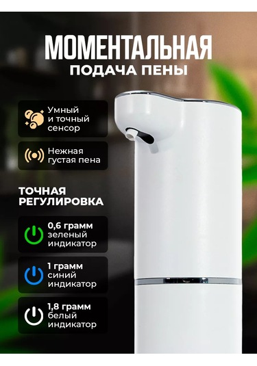 Kuhome Sensörlu Sıvı Sabun Dispanseri 300 Ml. 187468610 Beyaz