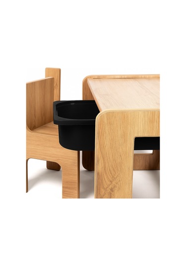 Çocuk Oyun, Aktivite Ve Etkinlik Masası, Ceviz-siyah,18mm 1.sınıf Ceviz  -  Siyah