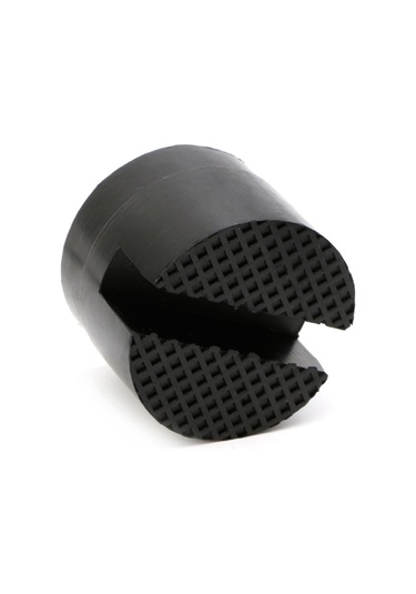 Sones Zemin Oluklu Araba Lastik Kaldırma Yastığı Çerçeve Koruyucu Adaptör Kriko Disk Pedi Aracı Siyah