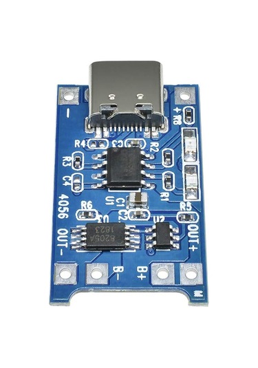 Tp4056 Type-c 1s 3.7v Lipo, Li-ion Pil Bms Korumalı Şarj Devresi - 10 Adet