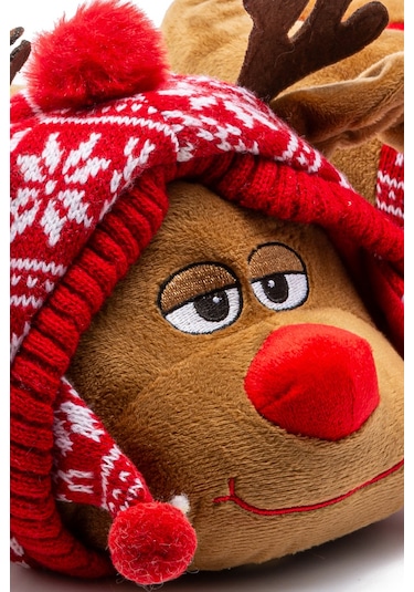 Anna Kadın Hayvanlı Panduf Kahverengi 36/41 Kahve