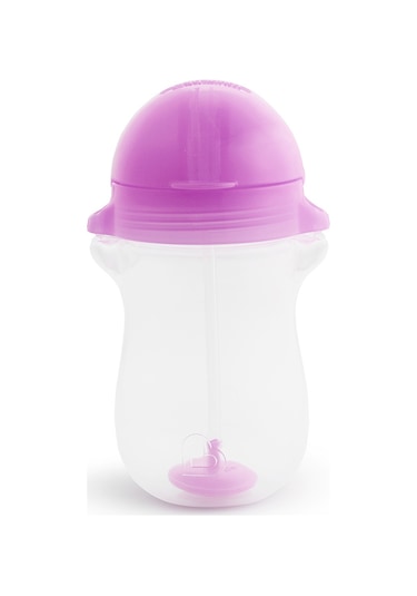 Munchkin Tıklama Kilitli Uçlu Alıştırma Bardağı, 12AY+, 296ML, Mor