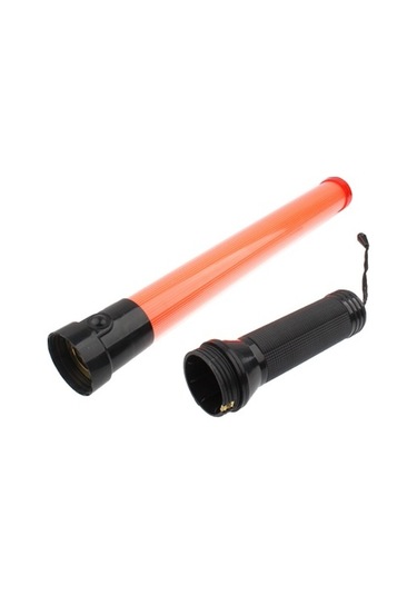 Sones Güvenlik Trafiği 3 Modlu Kontrol Alarm Fonksiyonlu Kırmızı Led Baton, Uzunluk: 53,5 Cm Kırmızı