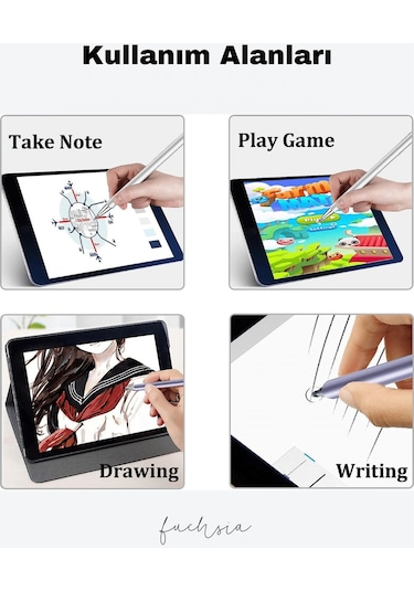 Honorpad Tablet Serisi Uyumlu Dokunmatik Ekran Kalemi Yazı Ve Çizim Tablet Kalemi