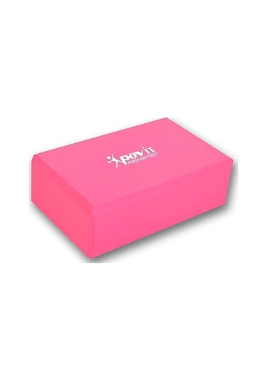 Povit Yoga Blok Pembe Çok Renkli