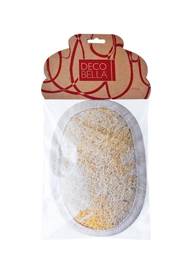 Deco Bella Organic Bath Fiber Kabak Banyo Lifi 3'lü Set Bej