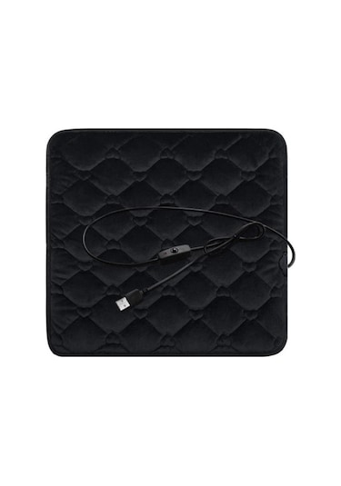 Agoodshop Araba Için Usb Isıtmalı Koltuk Minderi, 5v Elektrikli Isıtma Yastığı