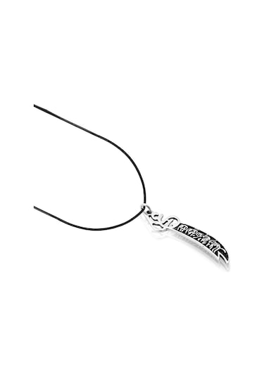 Oya Silver Hat İşlemeli Hz. Ali Zülfikar Gümüş Kolye Ucu 4.2x0.9cm Oyot333