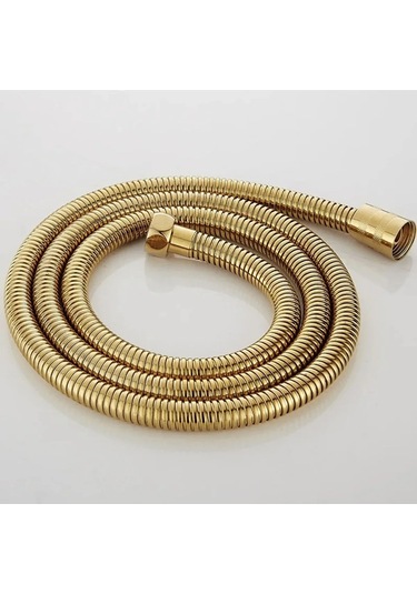 Gold Paslanmaz Çelik Duş Hortumu Duş Spirali 150 Cm