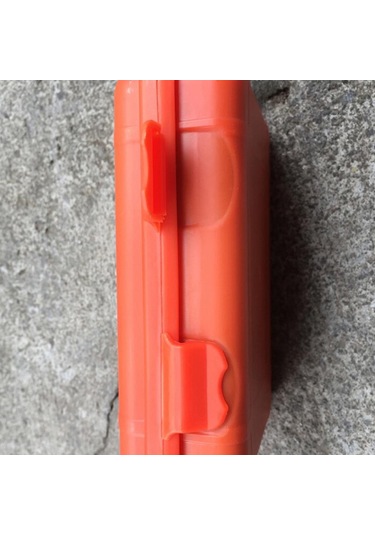 Darbeye Dayanıklı Su Geçirmez Hava Geçirmez Hayatta Kalma Saklama Kutusu Konteyner Taşıma Kutusu Açık Hava Kırmızı