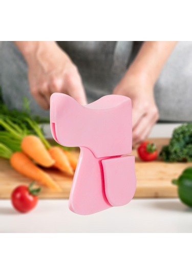 Homyl Gıda Doğrama Için Parmak Koruyucu Çok Fonksiyonlu Pembe