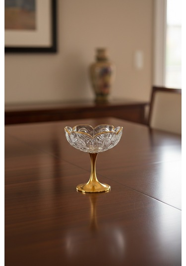 Rose Metal Ayaklı Sunumluk 6 Lı Gold Altın