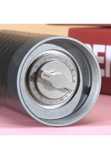 Yükseltme Manuel Kahve Değirmeni Profesyonel Paslanmaz Çelik Renkli