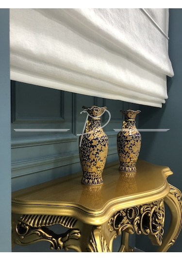 Katlamalı Keten Tül Perde 1. Kalite Foldet Keten Kumaş Mekanizmalı Tül