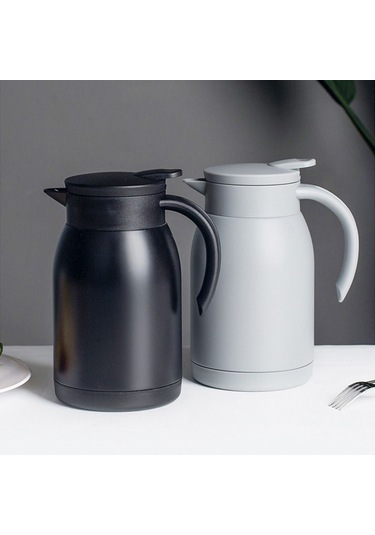 900ml Termos Vakumlu Su Isıtıcısı Gri Diğer