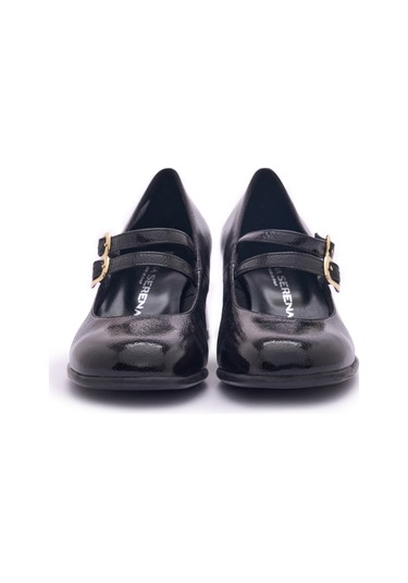 Naplak Axel Nero Topuklu/ Stiletto Kadın 205307ds Donna Serena 5307ds Naplack Naplak Axel Nero