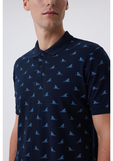 Lee Cooper Shark Erkek Pike Polo Yaka T-Shırt Lacivertvert-16202-Lacivertvert Lacivert