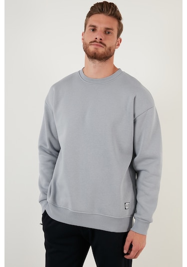 Buratti Erkek Sweat 5905255 Açık Gri Açık Gri