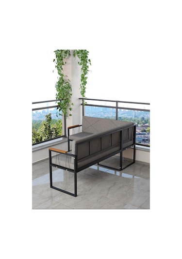 Mygusi Src Mutfak, Balkon Köşe Takimi Koyugri Koyu Gri