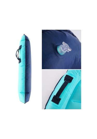 Fortunelane Deniz Sörf Tahtası, Hafif Materyal, Ergonomik Tutamaklı, İçine Hava Atılabilir, Yüzme Öğrenimi İçin, Kırmızı Renk, L