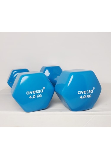 Avessa 4kg Vinil Dambıl Pvc 2 Adet