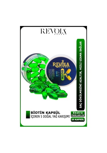 Revola Expert Biotin B7 Saç Güçlendirici Uzamaya Yardımcı Kapsül 25'li