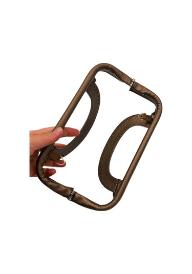 Çanta Aksesuar 25 Cm Suni Derili Bakır Renk Gizli Çanta Bursu Yeni Model