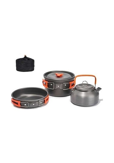 Ulzyvf Taşınabilir Skycıty Seyahat Kamp Tencere Tavası - Rf Turuncu Turuncu