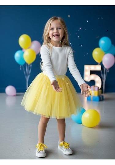 Zekids Kız Çocuk Pamuklu Kaşkorse Bluz-16456 Ekru