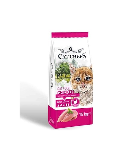 Cat Chefs Kitten Tavuklu Yavru Kedi Maması 15 KG