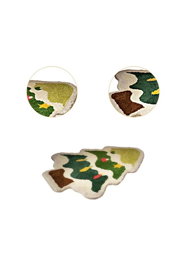 Suntek Yılbaşı Ağacı Halısı Nordic Sağlam Yumuşak Stil-a Stil A